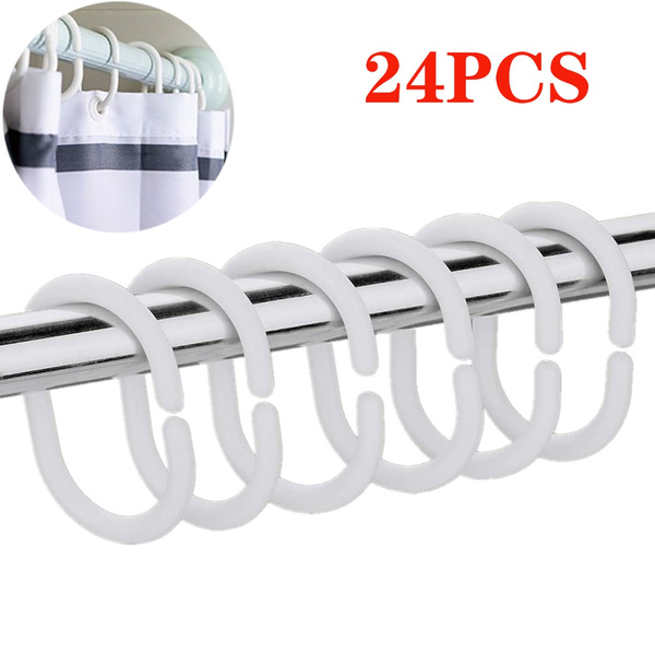 Buy Wholesale China 24 Pcs Shower Curtain Rings Plastic Shower Curtain Hooks  C-shaped Rings & Curtain Hooks C-shaped Rings at USD 6.59 | Global Sources
